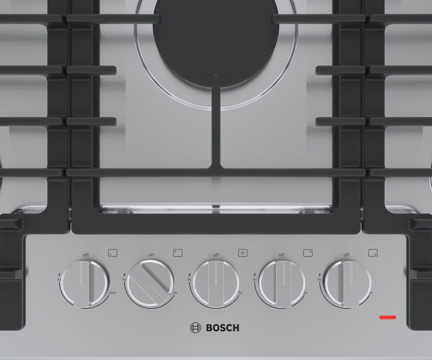 Bosch NGM5058UC 500 Series Gas Cooktop 30'' Stainless Steel Ngm5058Uc