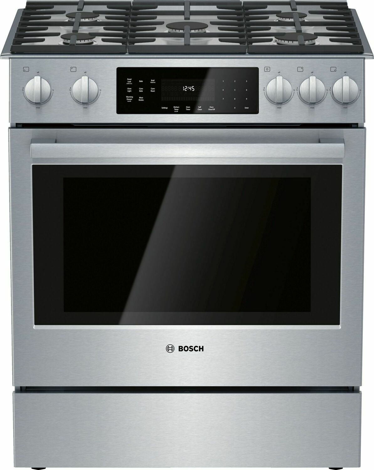 Bosch HGI8056UC 800 Series Gas Slide-In Range 30'' Stainless Steel Hgi8056Uc