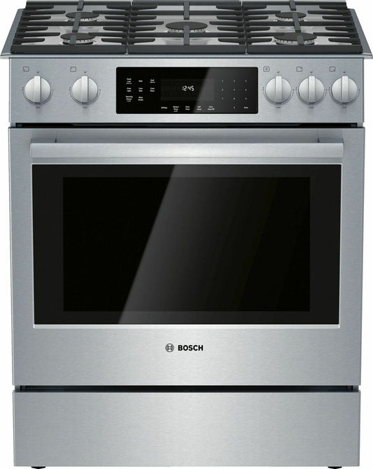 Bosch HGI8056UC 800 Series Gas Slide-In Range 30'' Stainless Steel Hgi8056Uc