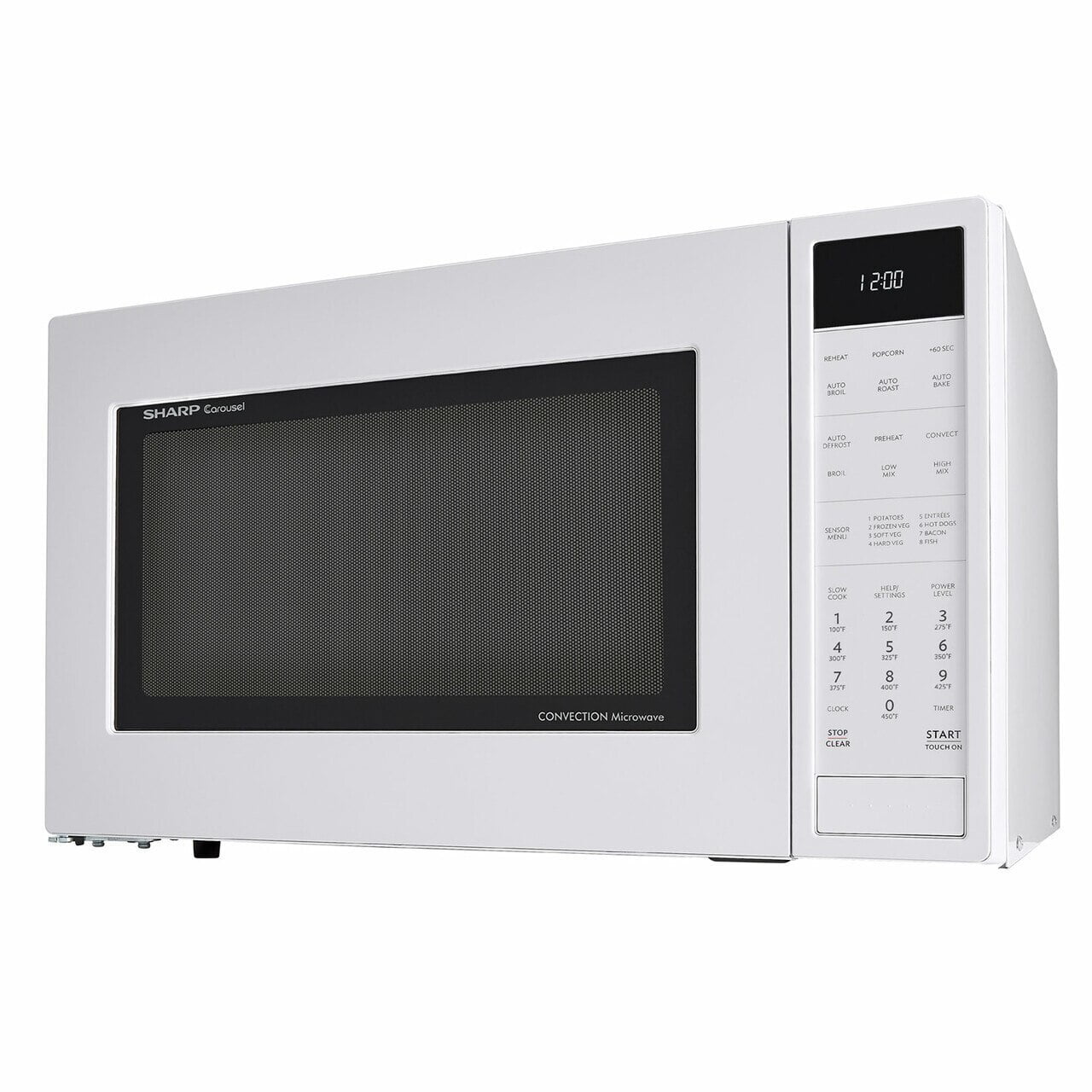 Sharp SMC1585BW 1.5 Cu. Ft. 900W Sharp White Carousel Convection + Microwave Oven