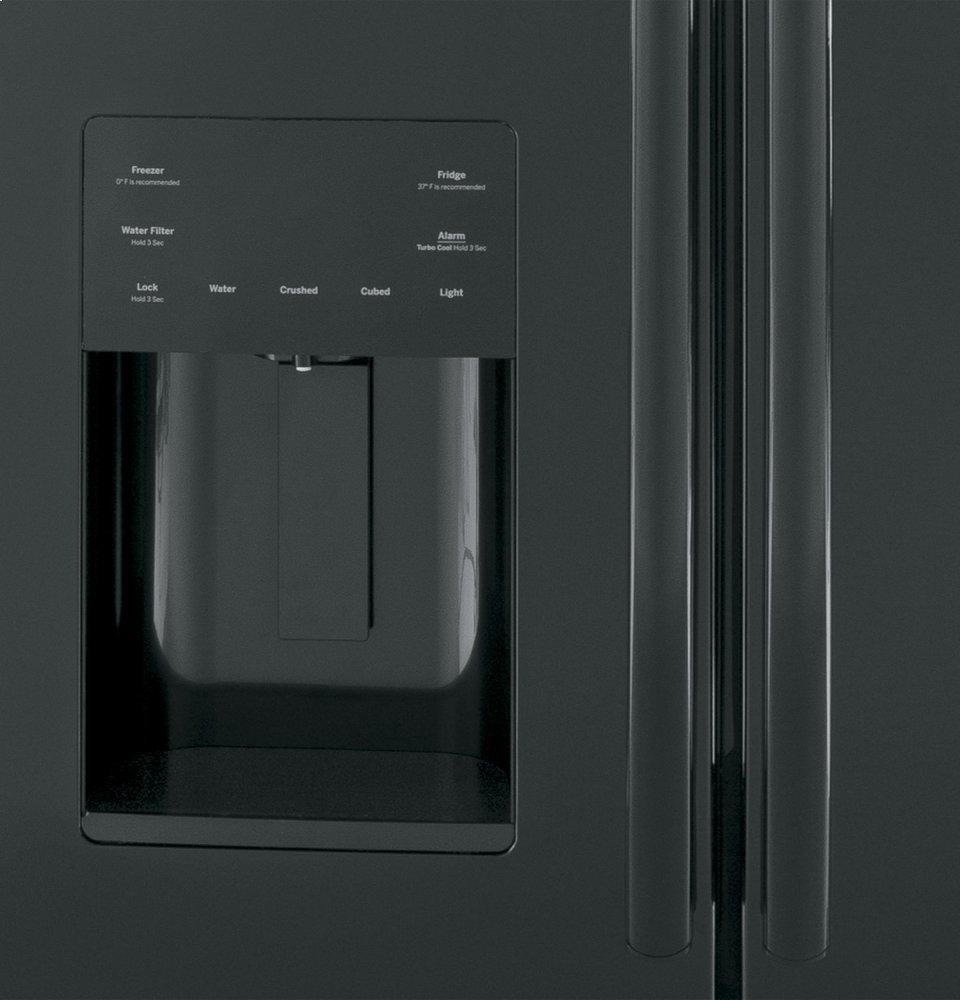 Ge Appliances GFE26JGMBB Ge® Energy Star® 25.6 Cu. Ft. French-Door Refrigerator