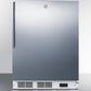 Summit VT65MLBISSHVADA Ada Compliant Built-In Medical All-Freezer Capable Of -25 C Operation, With Lock, Stainless Steel Door, Thin Handle, And White Cabinet