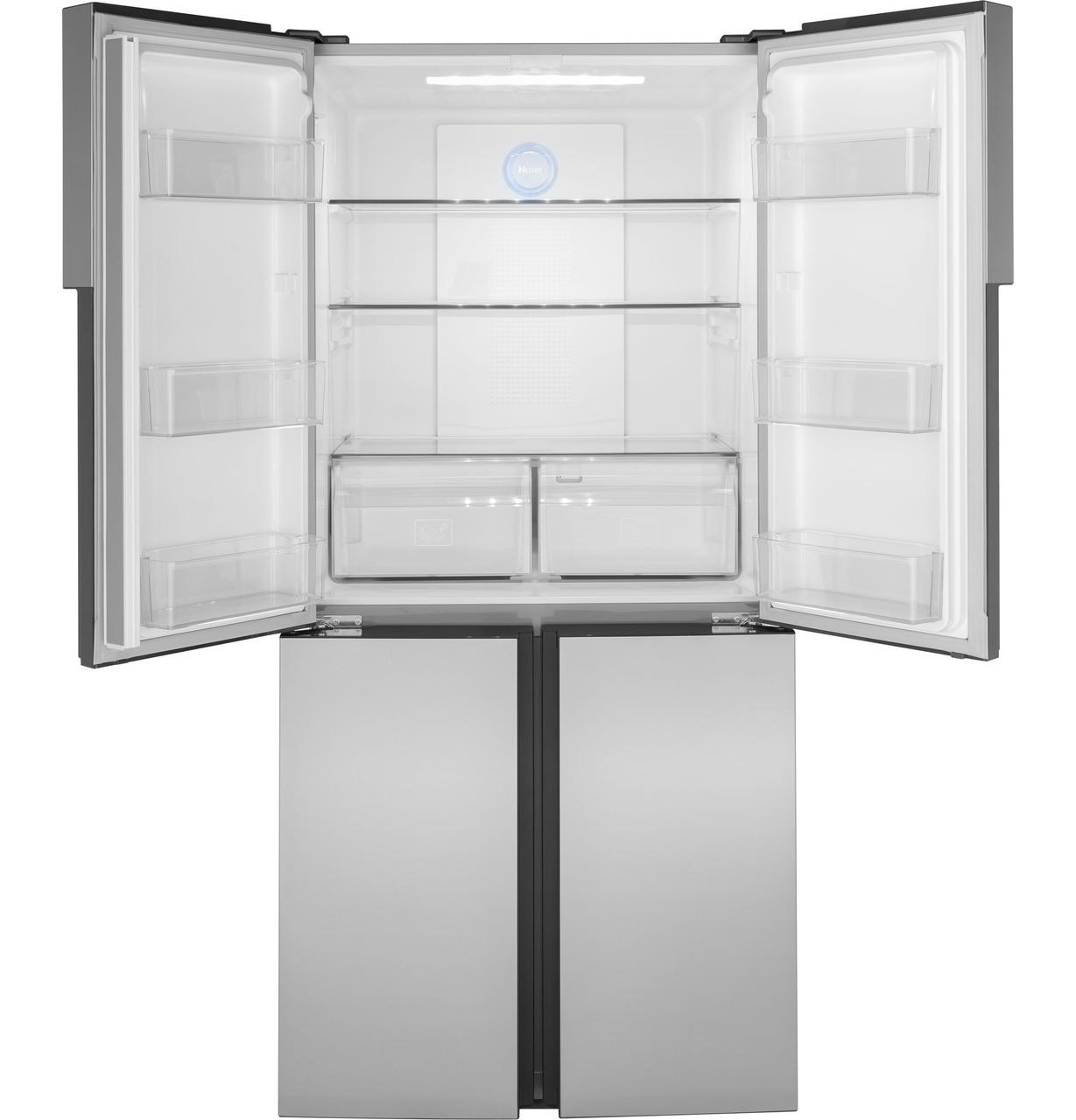 Haier QHE16HYPFS 16.4 Cu. Ft. Quad Door Refrigerator