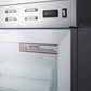 Summit PHC51G Single Chamber Compact Warming Cabinet With Glass Door, Digital Thermostat, And Lock