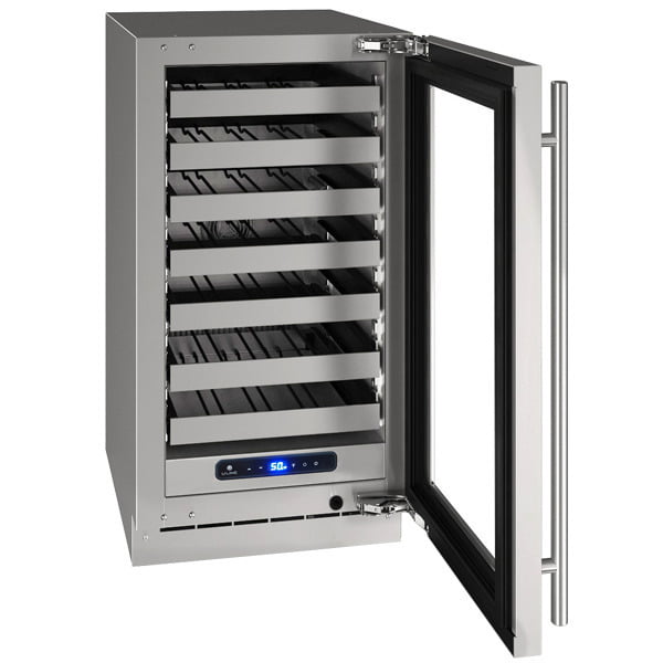 U-Line UHWC518SG41A Hwc518 18" Wine Refrigerator With Stainless Frame Finish And Right-Hand Hinge Door Swing (115 V/60 Hz Volts /60 Hz Hz)