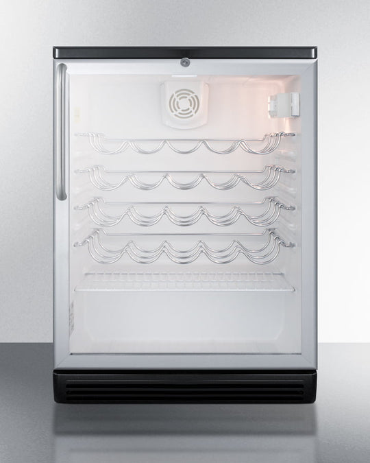 Summit SWC6GBLBITB 24" Wide Built-In Wine Cellar