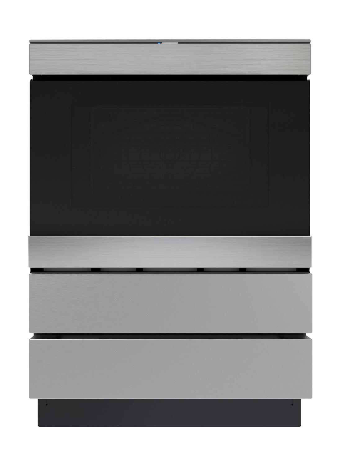 Sharp SKCD24U0GS 24 In. Under The Counter Convection Microwave Drawer Oven Pedestal