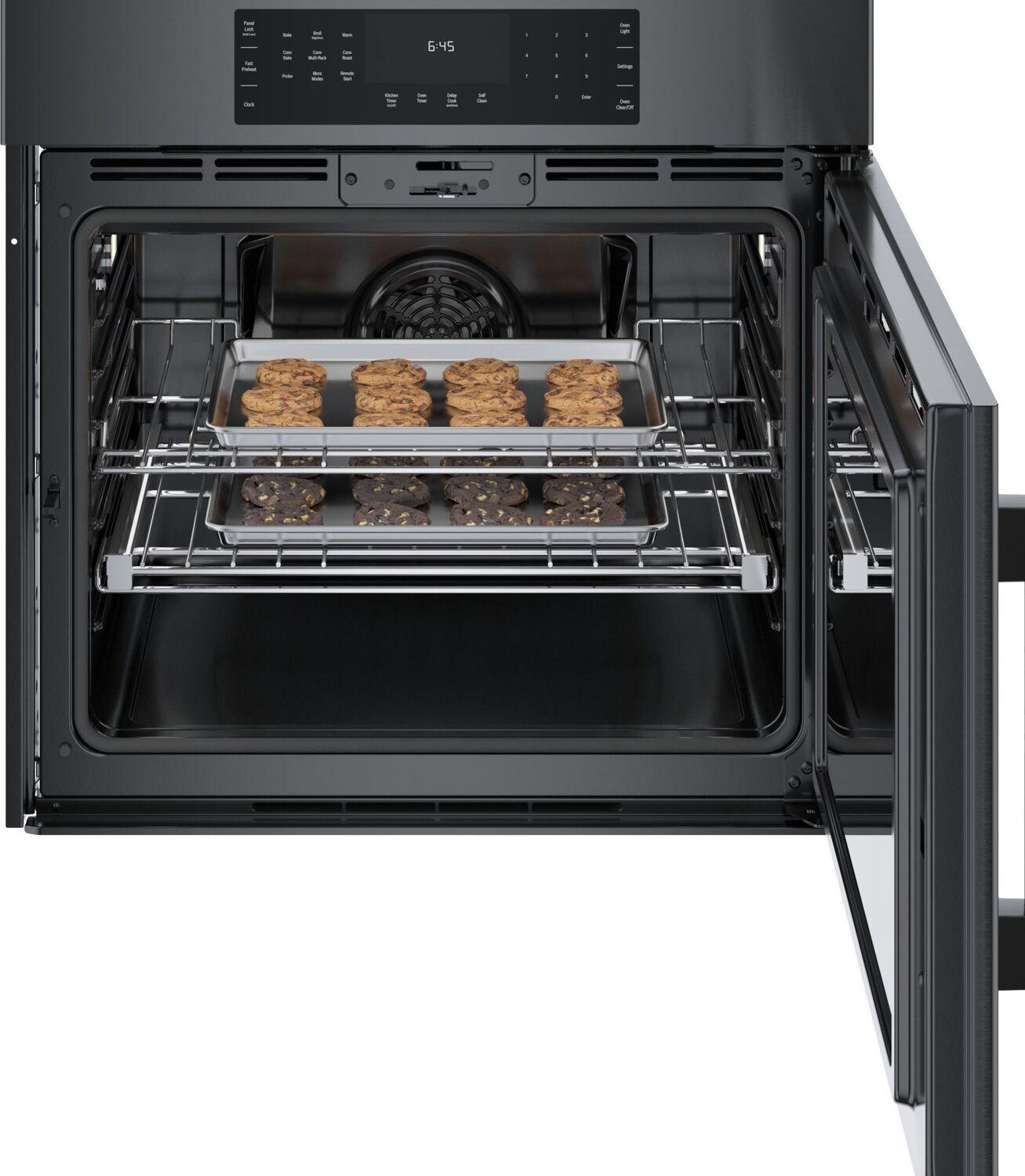 Bosch HBL8444RUC 800 Series Single Wall Oven 30'' Right Sideopening Door, Black Stainless Steel Hbl8444Ruc