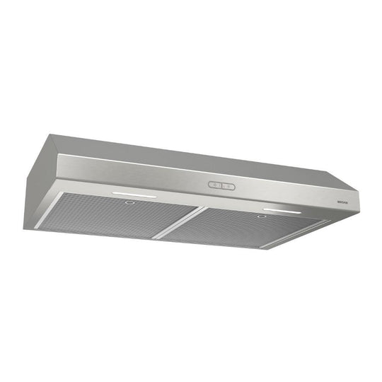 Broan BCDF136SS Broan® Glacier 36-Inch Convertible Under-Cabinet Range Hood, 375 Max Blower Cfm, Stainless Steel