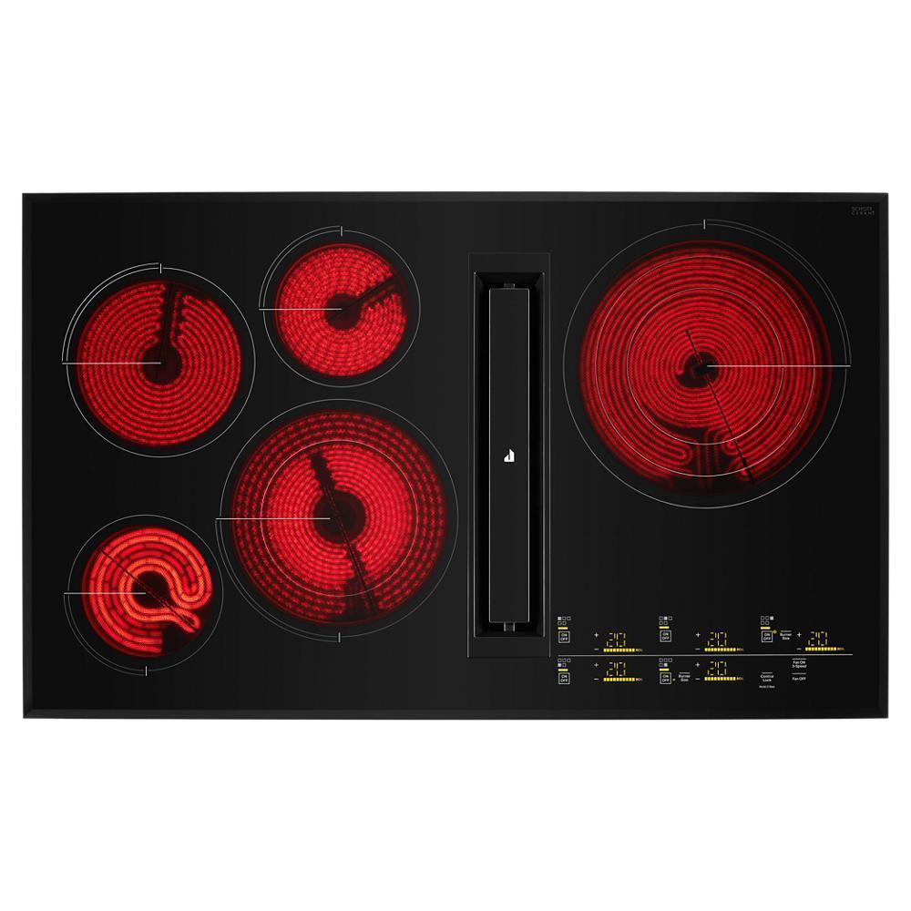 Jennair JED4536KB 36" Oblivion Glass Electric Radiant Downdraft Cooktop With Tap Touch Controls