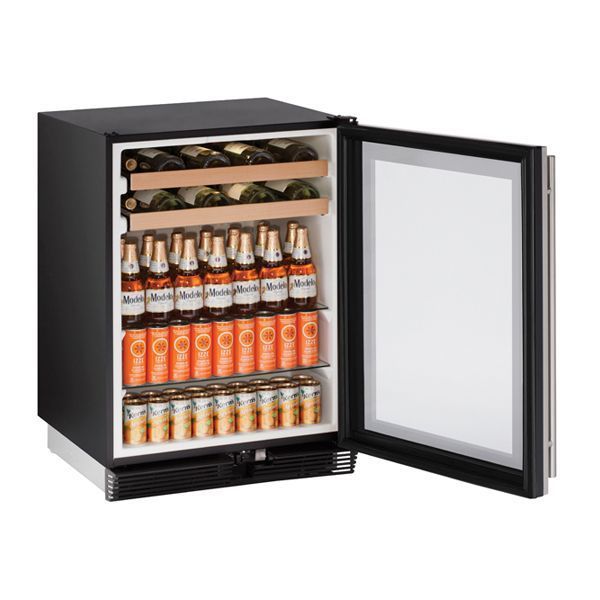 U-Line U1024BEVS00B 1024Bev 24" Beverage Center With Stainless Frame Finish (115 V/60 Hz Volts /60 Hz Hz)