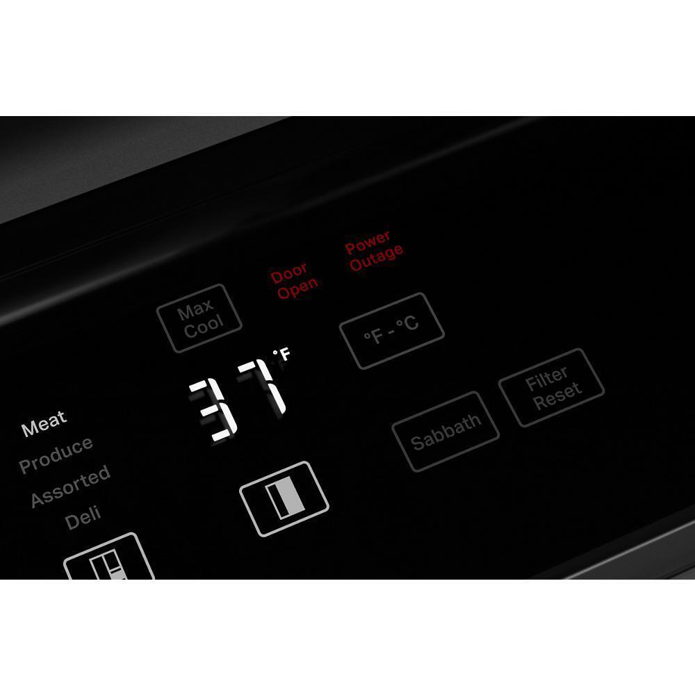 Kitchenaid KBSD708MBS 29.4 Cu. Ft. 48" Built-In Side-By-Side Refrigerator With Ice And Water Dispenser