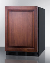 Summit FF6BKBI7IF Commercially Listed Built-In Undercounter All-Refrigerator For General Purpose Use, Auto Defrost W/Integrated Door Frame For Overlay Panels And Black Cabinet