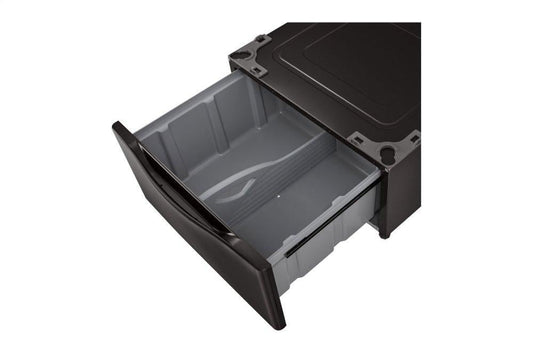 Lg WDP4B Laundry Pedestal - Black Steel