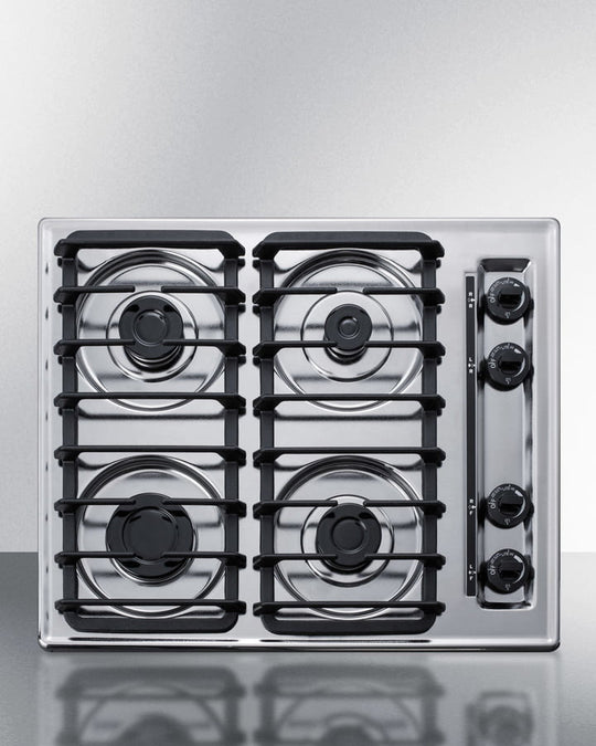 Summit ZTL033S 24" Wide 4-Burner Gas Cooktop