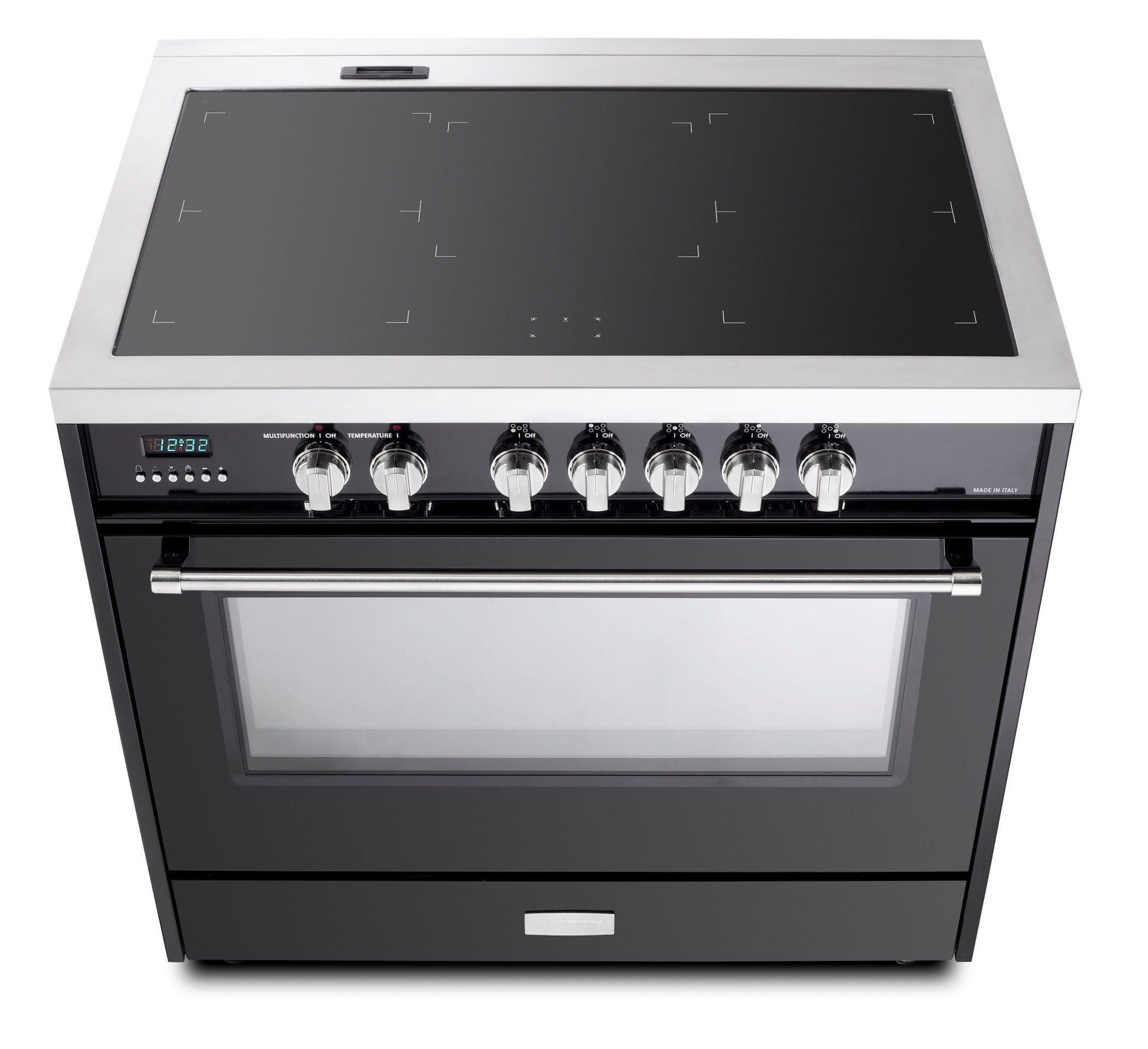 Verona VDFSIE365GB Designer 36" Induction Single Oven Range - Gloss Black