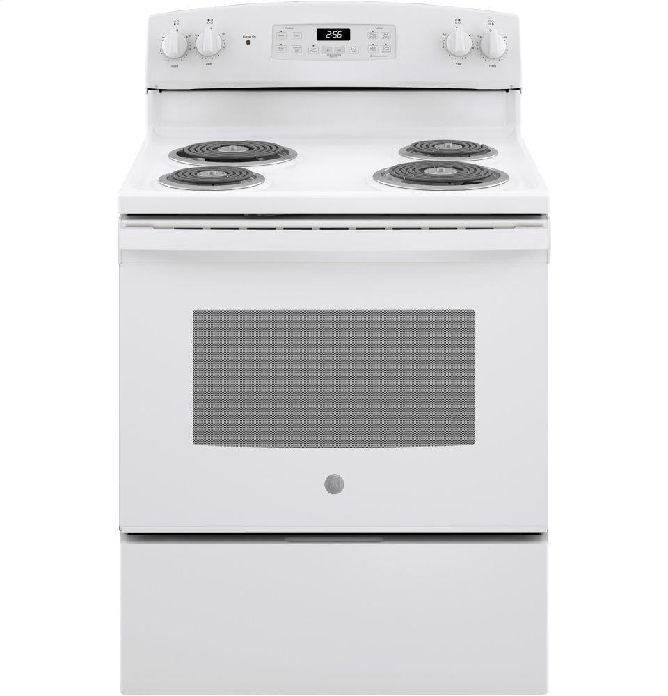 Ge Appliances JB256DMWW Ge® 30" Free-Standing Electric Range