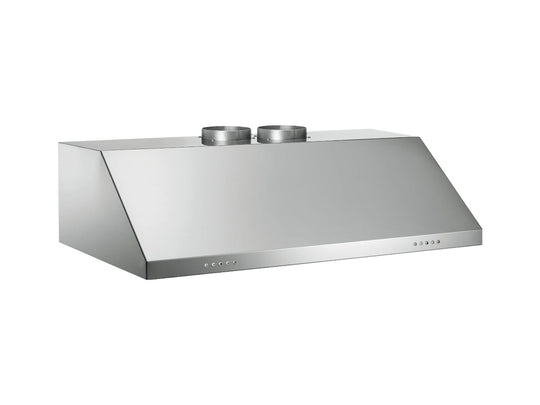 Bertazzoni KU48PRO2X14 48 Wallmount Canopy Hood, 2 Motors 1200Cfm Stainless Steel