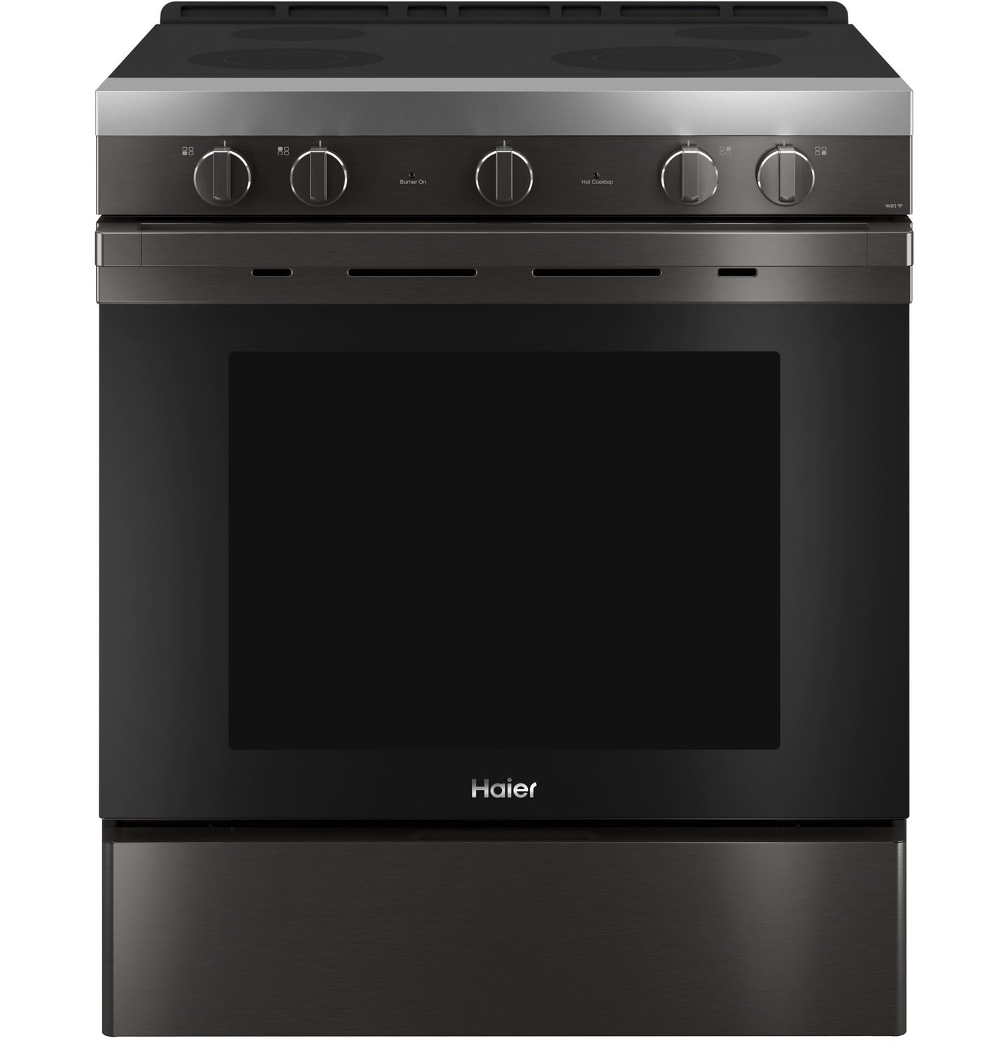 Haier QSS740BNTS 30" Smart Slide-In Electric Range With Convection
