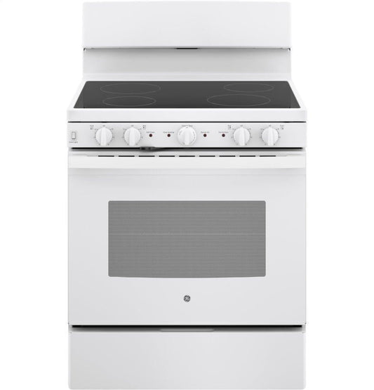 Ge Appliances JB480DMWW Ge 30" Free-Standing Electric Radiant Smooth Cooktop Range
