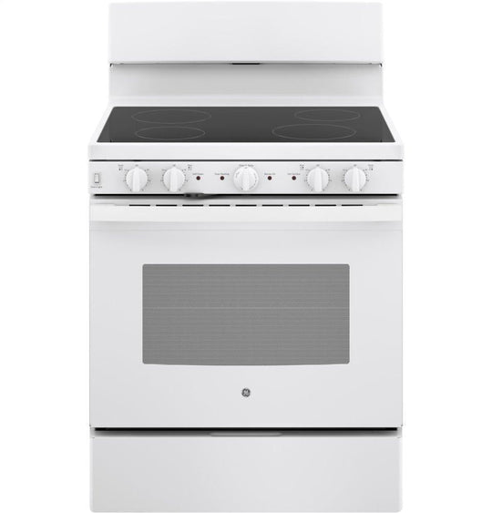 Ge Appliances JB480DMWW Ge 30" Free-Standing Electric Radiant Smooth Cooktop Range