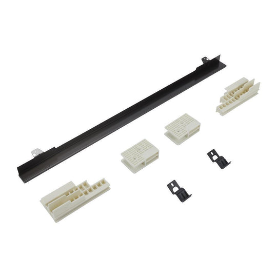 Kitchenaid W11173701 27" Combination Wall Range Flush Installation Trim Kit, Black/Stainless Steel