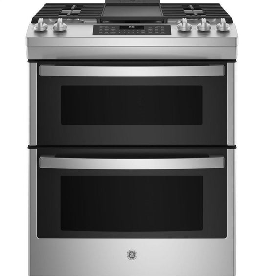 Ge Appliances JGSS86SPSS Ge® 30" Slide-In Front Control Gas Double Oven Range