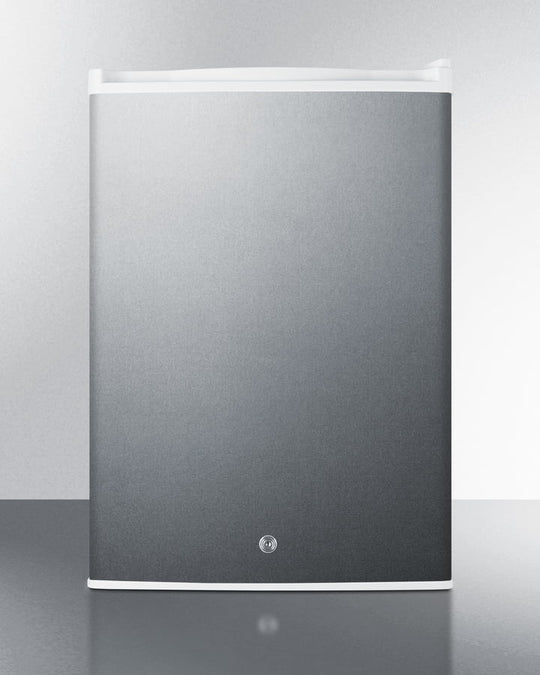 Summit FF31L7BICSS Commercial Style Built-In Capable Compact All-Refrigerator In Stainless Steel With Digital Thermostat