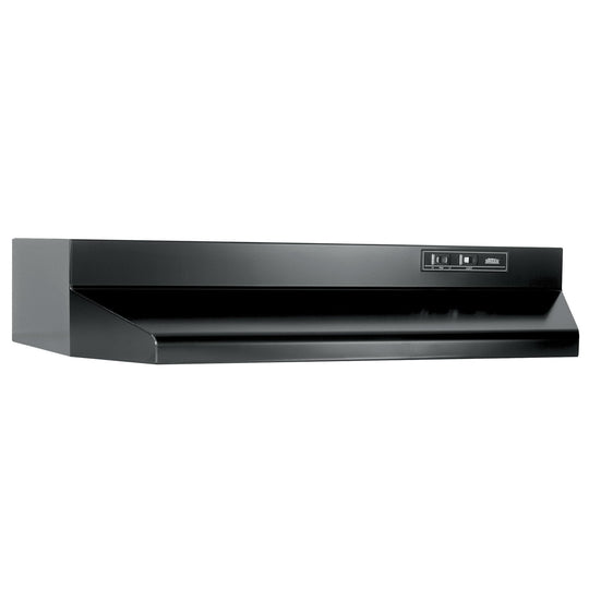 Broan 403023 Broan® 30-Inch Ducted Under-Cabinet Range Hood, 160 Cfm, Black