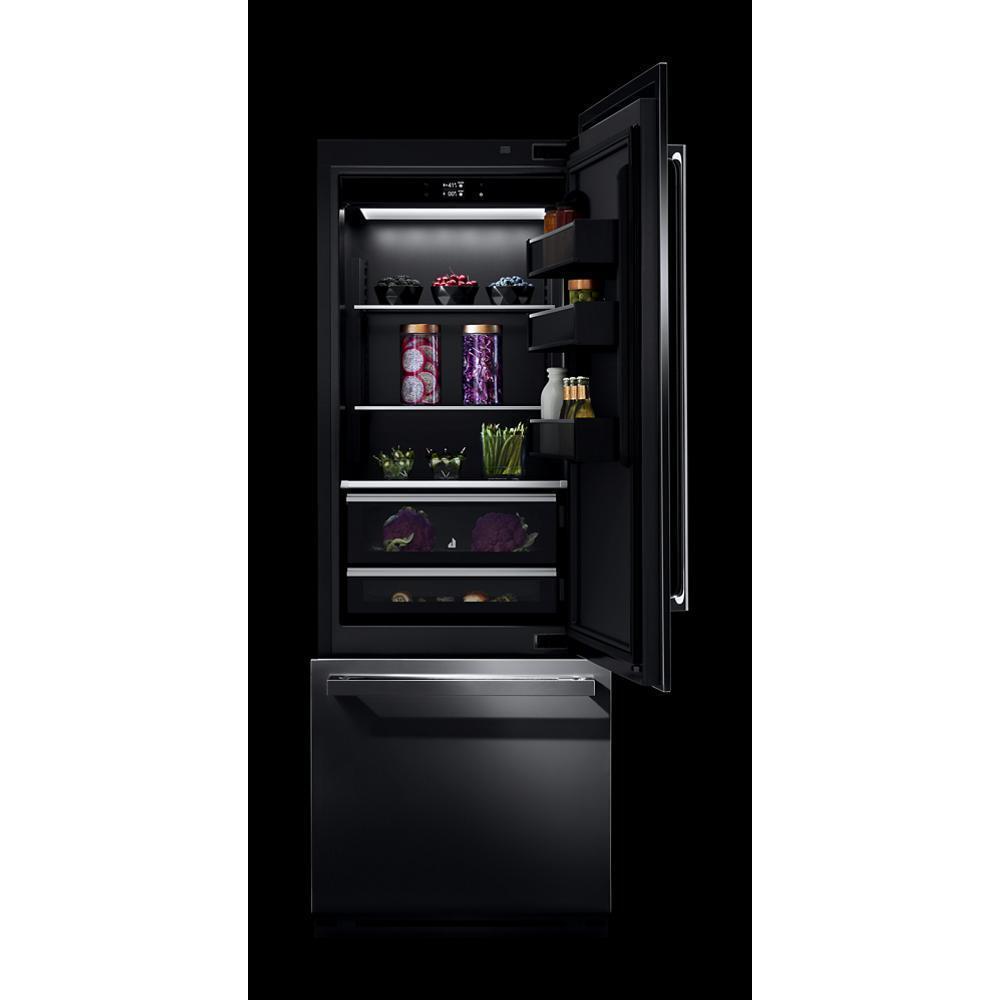 Jennair JBBFR30NMX Panel-Ready 30" Built-In Bottom-Mount Refrigerator, Right Swing