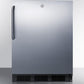 Summit AL752LBLCSS Ada Compliant Built-In Undercounter All-Refrigerator For General Purpose Use, Auto Defrost W/Ss Wrapped Exterior, Towel Bar Handle, And Lock