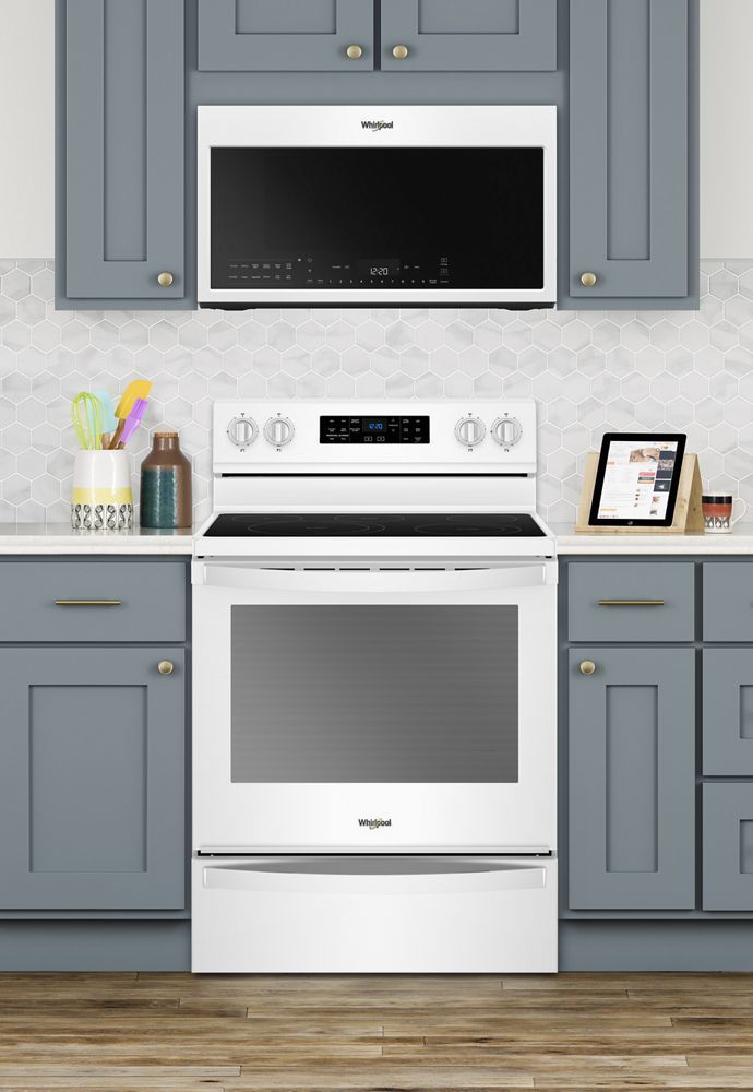 Whirlpool WFE775H0HW 6.4 Cu. Ft. Freestanding Electric Range With Frozen Bake Technology