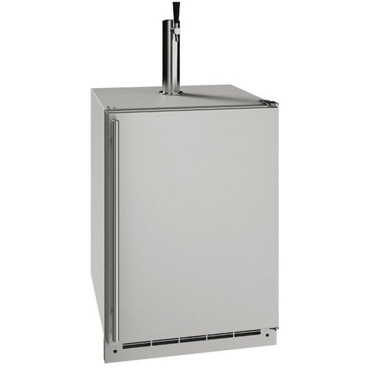 U-Line UOKR124SS01A 24" Keg Refrigerator With Stainless Solid Finish (115 V/60 Hz Volts /60 Hz Hz)