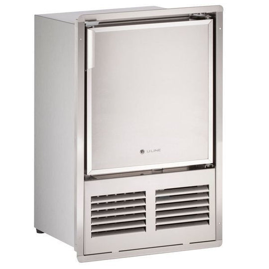 U-Line ULNSS1095FD20A 14" Crescent Ice Maker With Stainless Solid Finish (230 V/50 Hz Volts /50 Hz Hz)