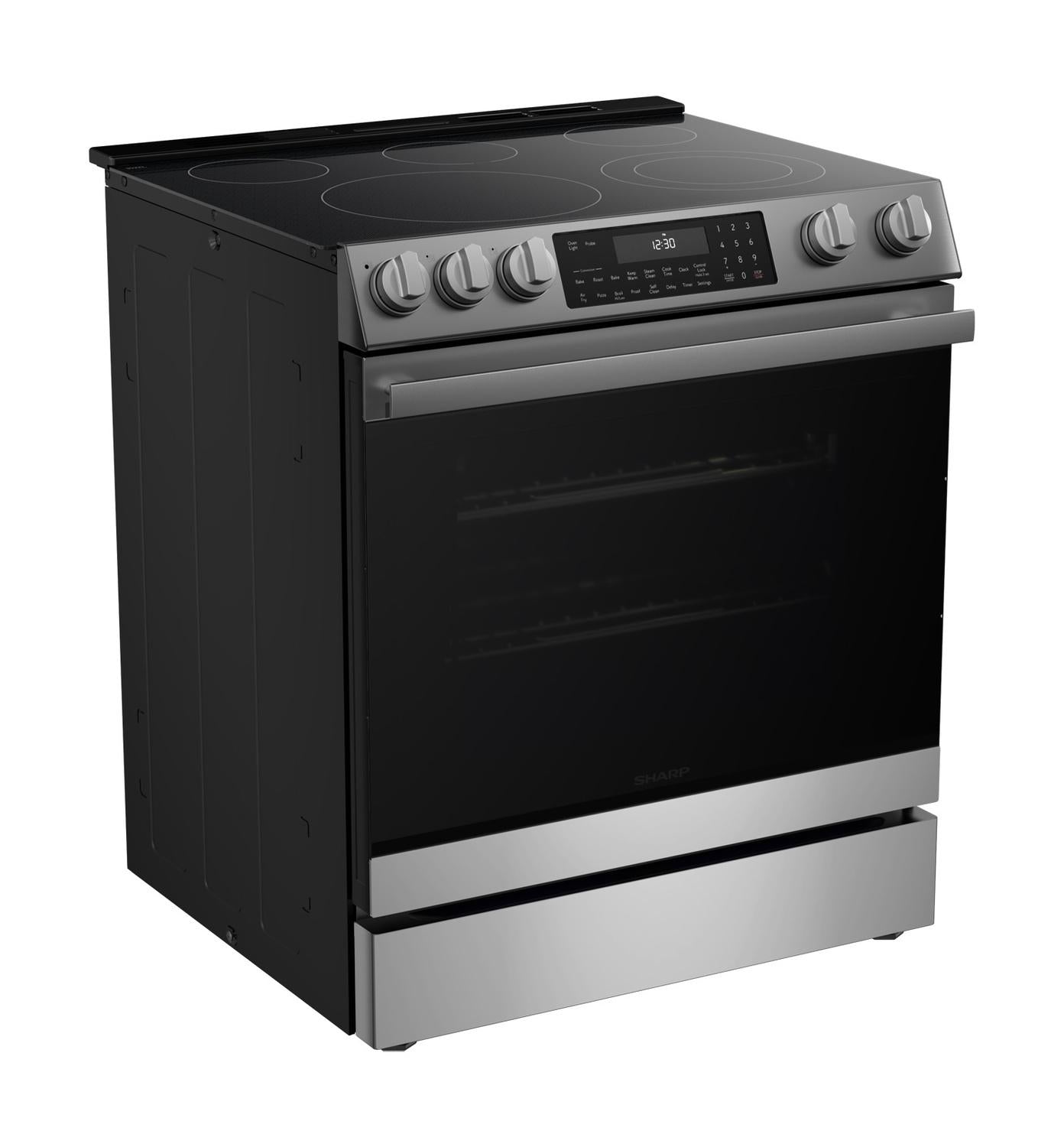Sharp SSR3065JS 30 In. Electric Convection Slide-In Range With Air Fry