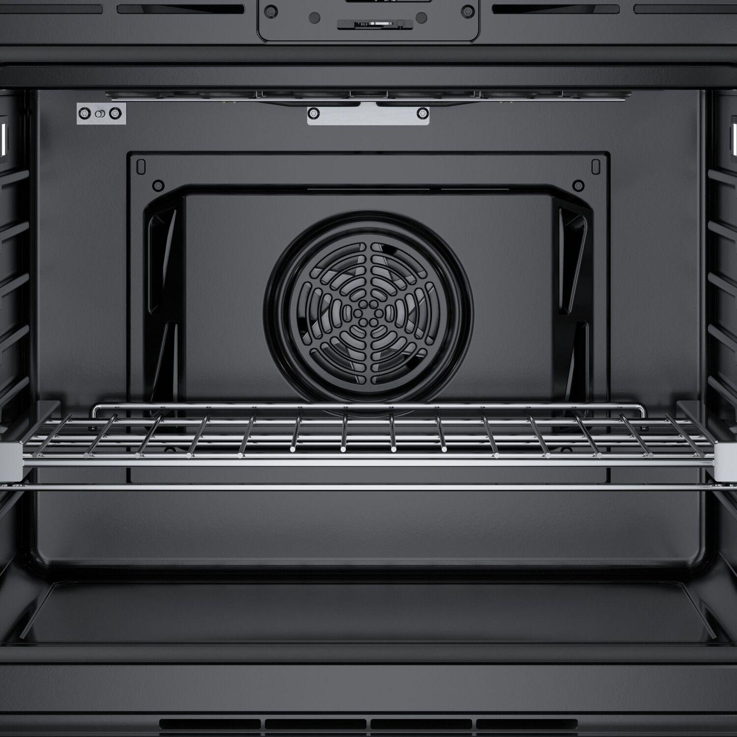 Bosch HBL8444RUC 800 Series Single Wall Oven 30'' Right Sideopening Door, Black Stainless Steel Hbl8444Ruc