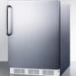 Summit FF67CSS Commercially Listed Built-In Undercounter All-Refrigerator For General Purpose Use, Auto Defrost W/Complete Stainless Steel Wrapped Exterior