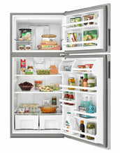 Amana ART308FFDM 30-Inch Wide Top-Freezer Refrigerator With Garden Fresh Crisper Bins - 18 Cu. Ft. - Monochromatic Stainless Steel