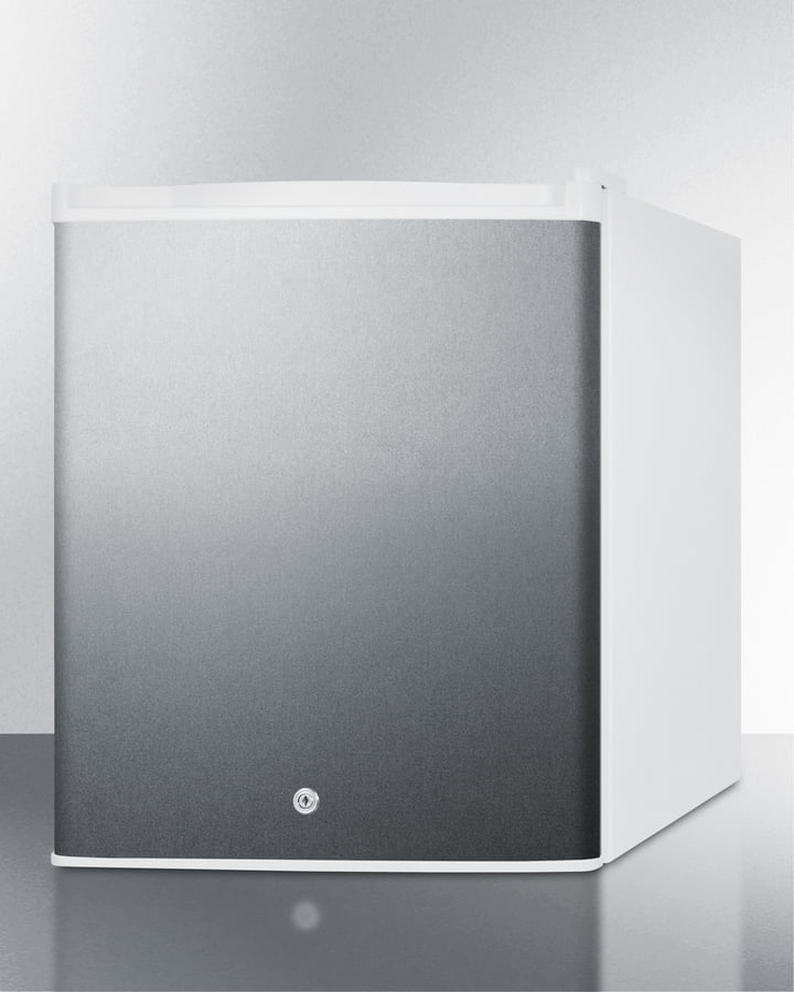 Summit FFAR25L7SS Commercial Style Compact All-Refrigerator In White With Digital Thermostat