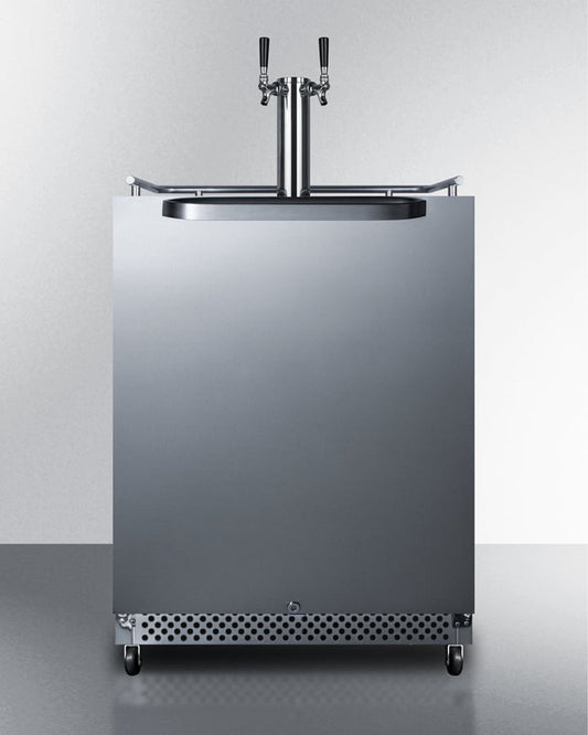 Summit SBC695OSCFTWIN 24" Wide Built-In Outdoor Coffee Kegerator