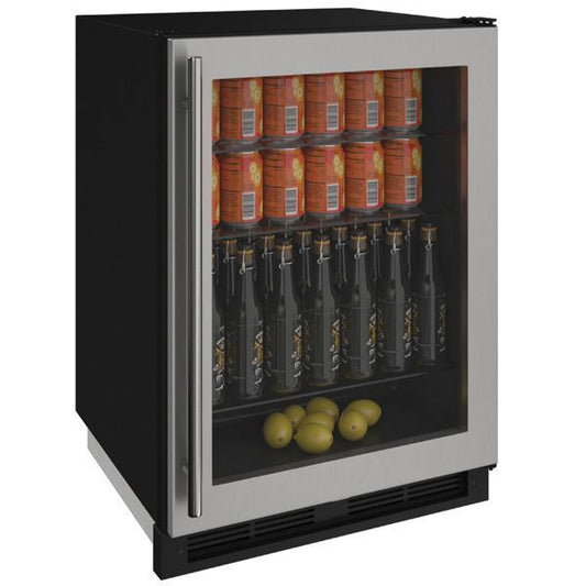 U-Line U1224RGLS00A 1224Rgl 24" Refrigerator With Stainless Frame Finish (115 V/60 Hz Volts /60 Hz Hz)