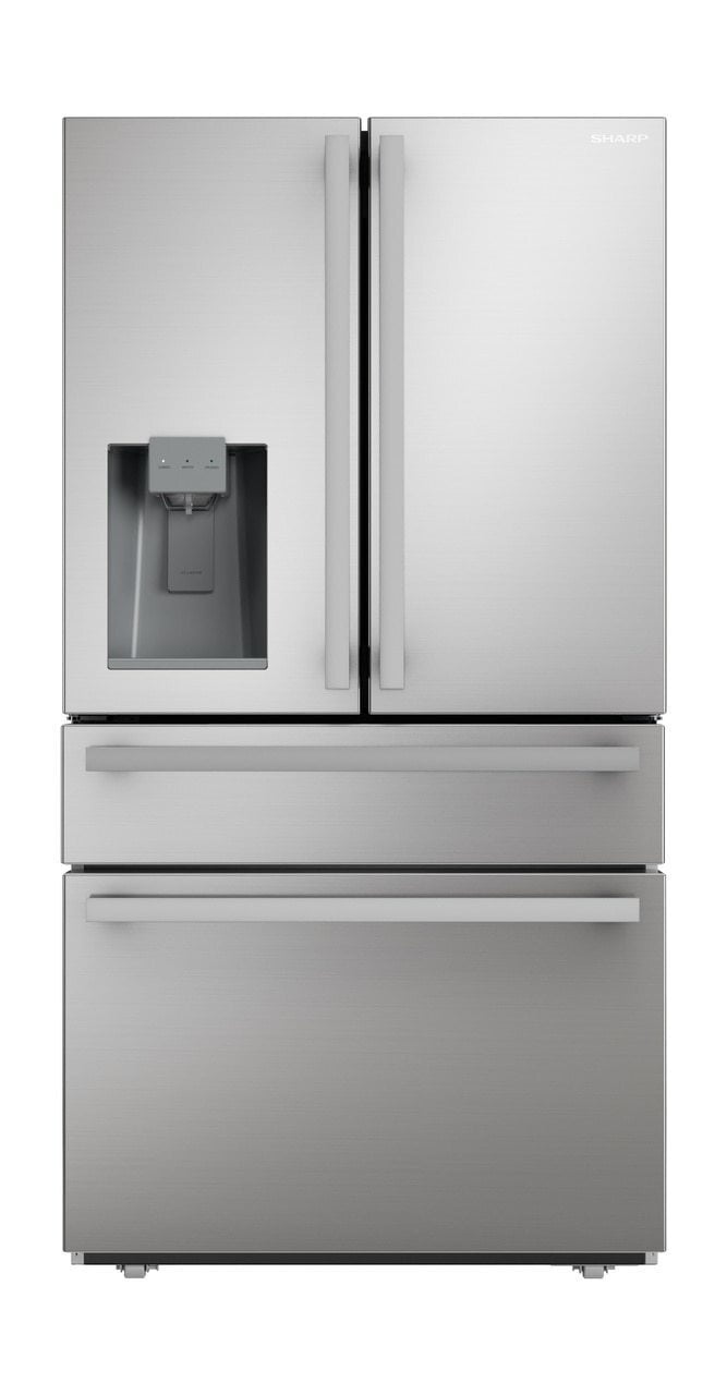 Sharp SJG2254FS Sharp French 4-Door Counter-Depth Refrigerator With Water Dispenser