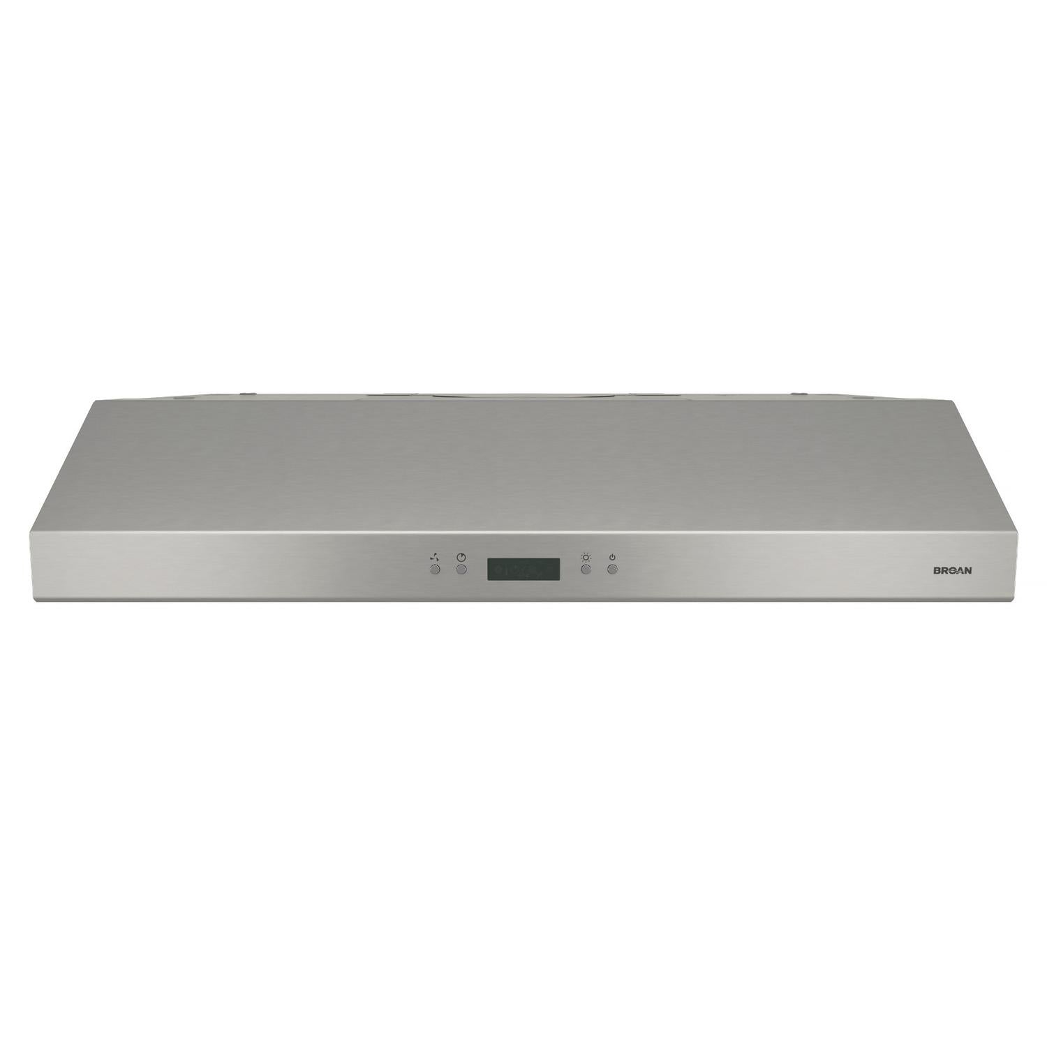 Broan BCDJ136SS Broan® Glacier 36-Inch Convertible Under-Cabinet Range Hood, 450 Max Blower Cfm, Stainless Steel