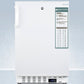 Summit ADA305AF Built-In Undercounter -25 C Ada Compliant Commercially-Approved All-Freezer In White With Lock, Digital Controls, Interior Baskets, Hospital Cord With 'Green Dot' Plug, Factory Installed Access Port, And Manual Defrost Operation