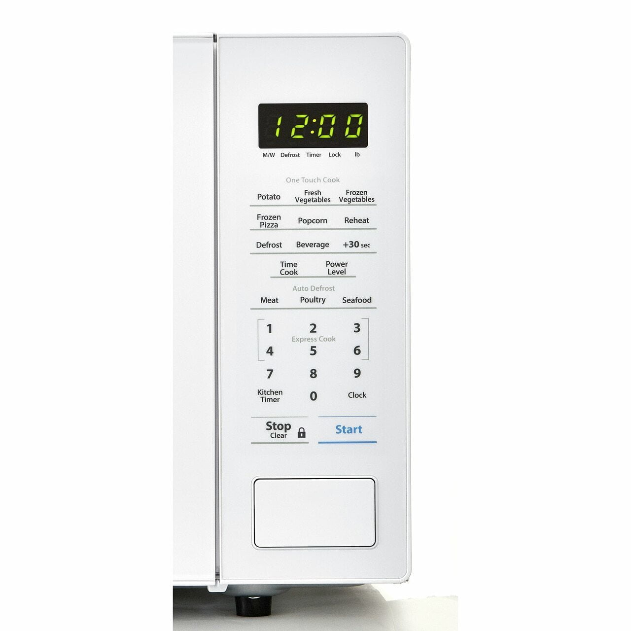 Sharp SMC1131CW 1.1 Cu. Ft. 1000W Sharp Countertop White Microwave