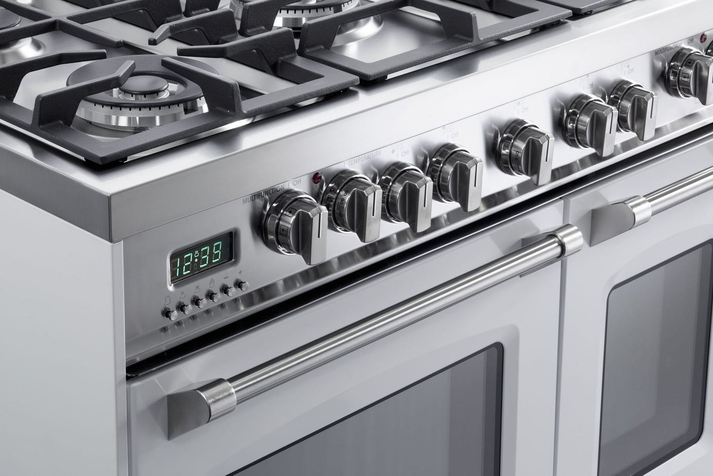 Verona VPFSGE365DW White 36" Prestige Dual Fuel Double Oven Range