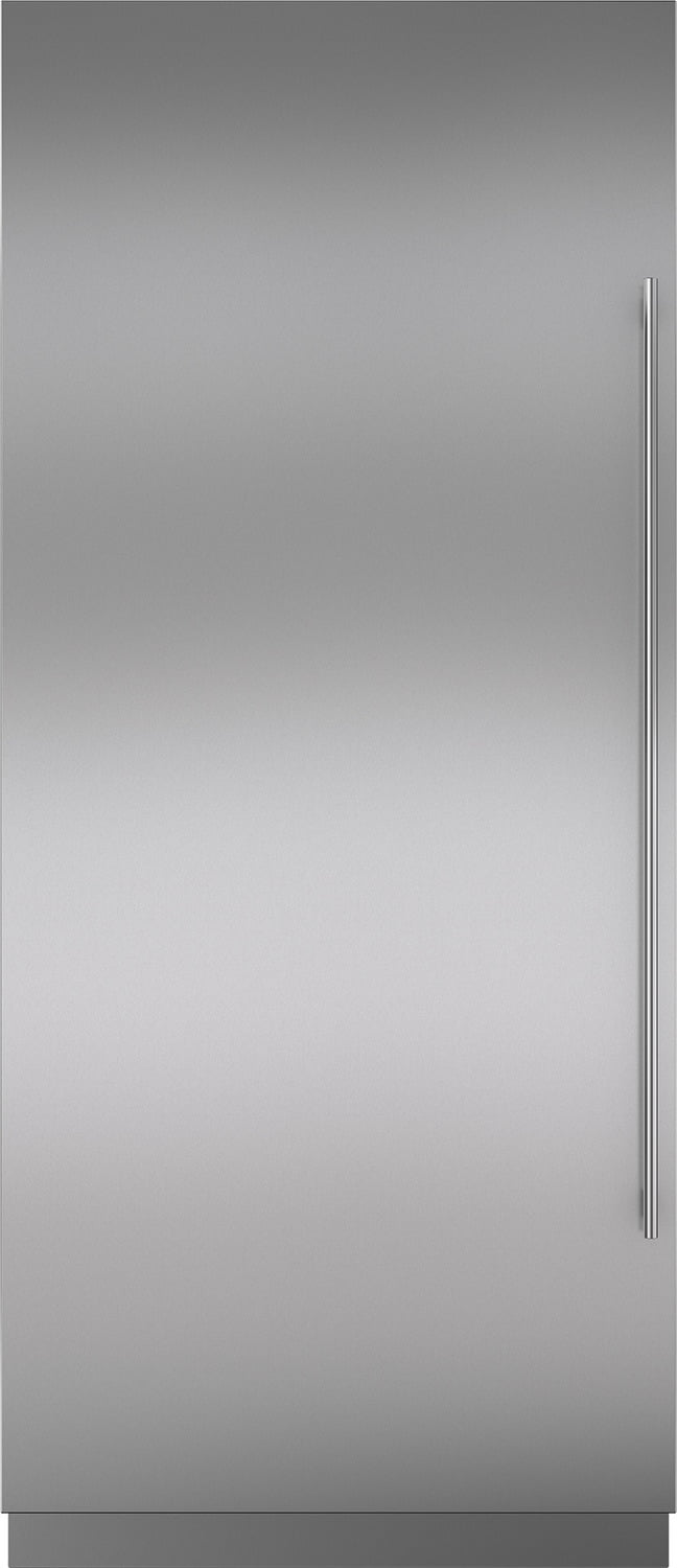 Sub-Zero 7025367 Stainless Steel Door Panel With Tubular Handle And 4