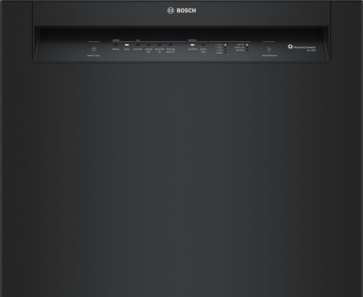 Bosch SHE3AEM6N 100 Series Dishwasher 24" Black