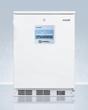 Summit FF6LW7NZ Commercially Approved Nutrition Center Series All-Refrigerator In White For Freestanding Use, With Front Lock And Digital Temperature Display