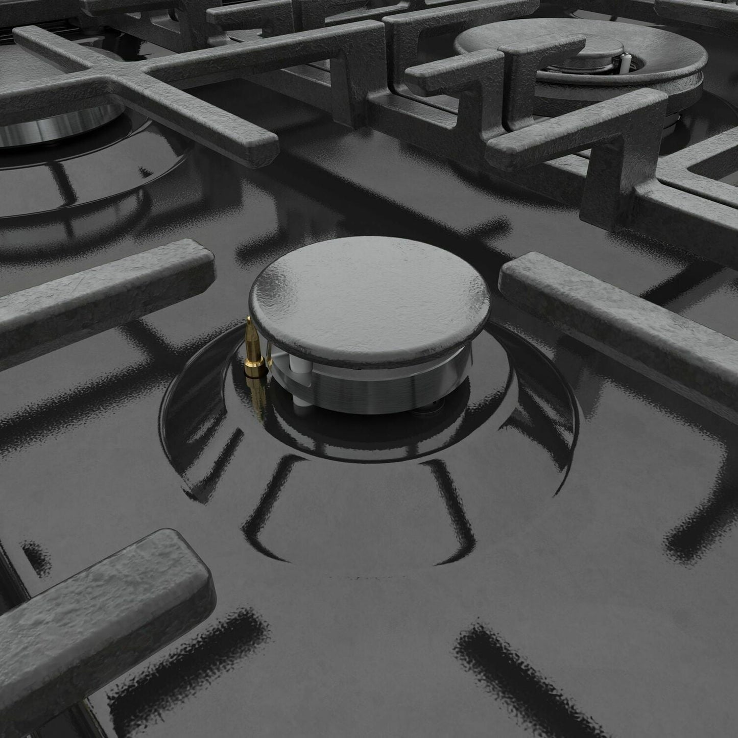 Bosch HGS8045UC 800 Series Gas Freestanding Range 30'' Black Stainless Steel Hgs8045Uc